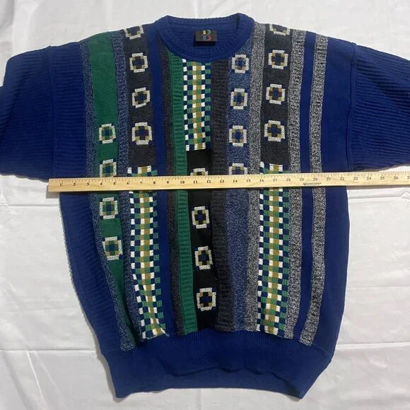 Vintage 90s BAZZO Sweater Large - Picture 4 of 8